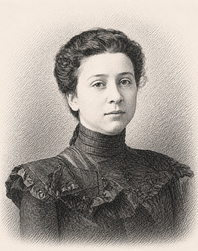 Illustration of Ann Markel Forbes on the Olive & May Wall of Women