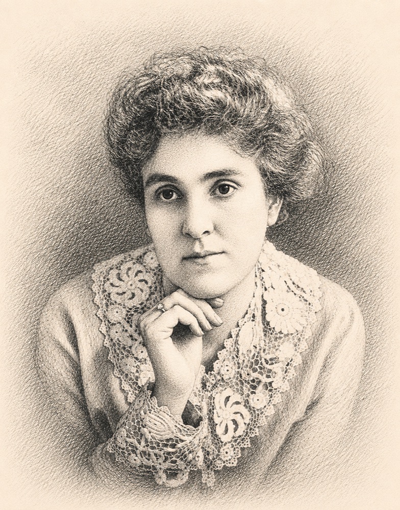 Illustration of Olive McKay on the Olive & May Wall of Women